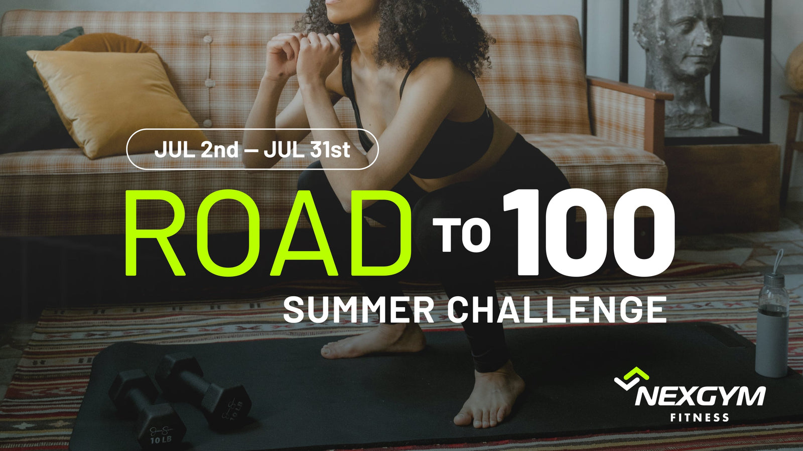 Take On NexGym’s Blazing Summer Challenge: The Road to 100